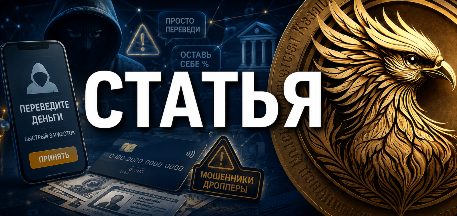 Дропперство: почему «легкая подработка» может закончиться уголовным делом и долгами, которые нельзя списать через банкротство